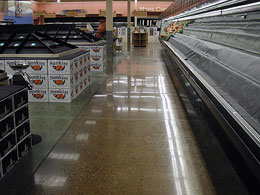 ショピングセンター　マルホウ　スーパーコンクリート研磨工法