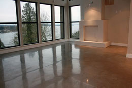 リビングフロアー　マルホウ　スーパーコンクリート研磨工法