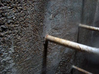 ウォータージェットを使った防食材などの内面ライニングの剥離・撤去・除去