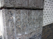 ウォータージェットを使ったコンクリート耐震補強のチッピング・ハツリ作業