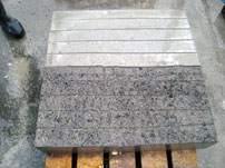 ウォータージェットを使った造形物のハツリ・表面処理